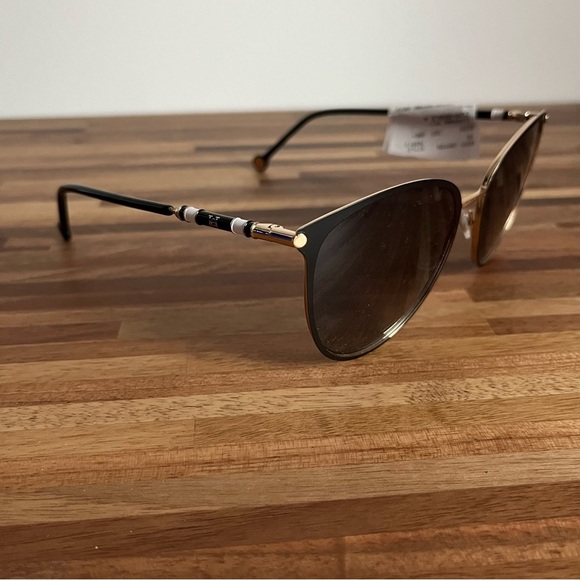 NWT Carolina Herrera Black Sunglasses - Picture 2 of 10